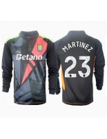Moške Nogometnih dresov Aston Villa Emiliano Martinez #23 Vratar Gostujoči 2024-25 Dolgi rokavi